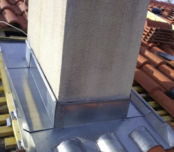 installation de solins sur toiture