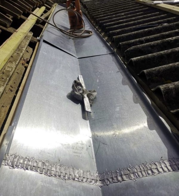 soudure zinc noues